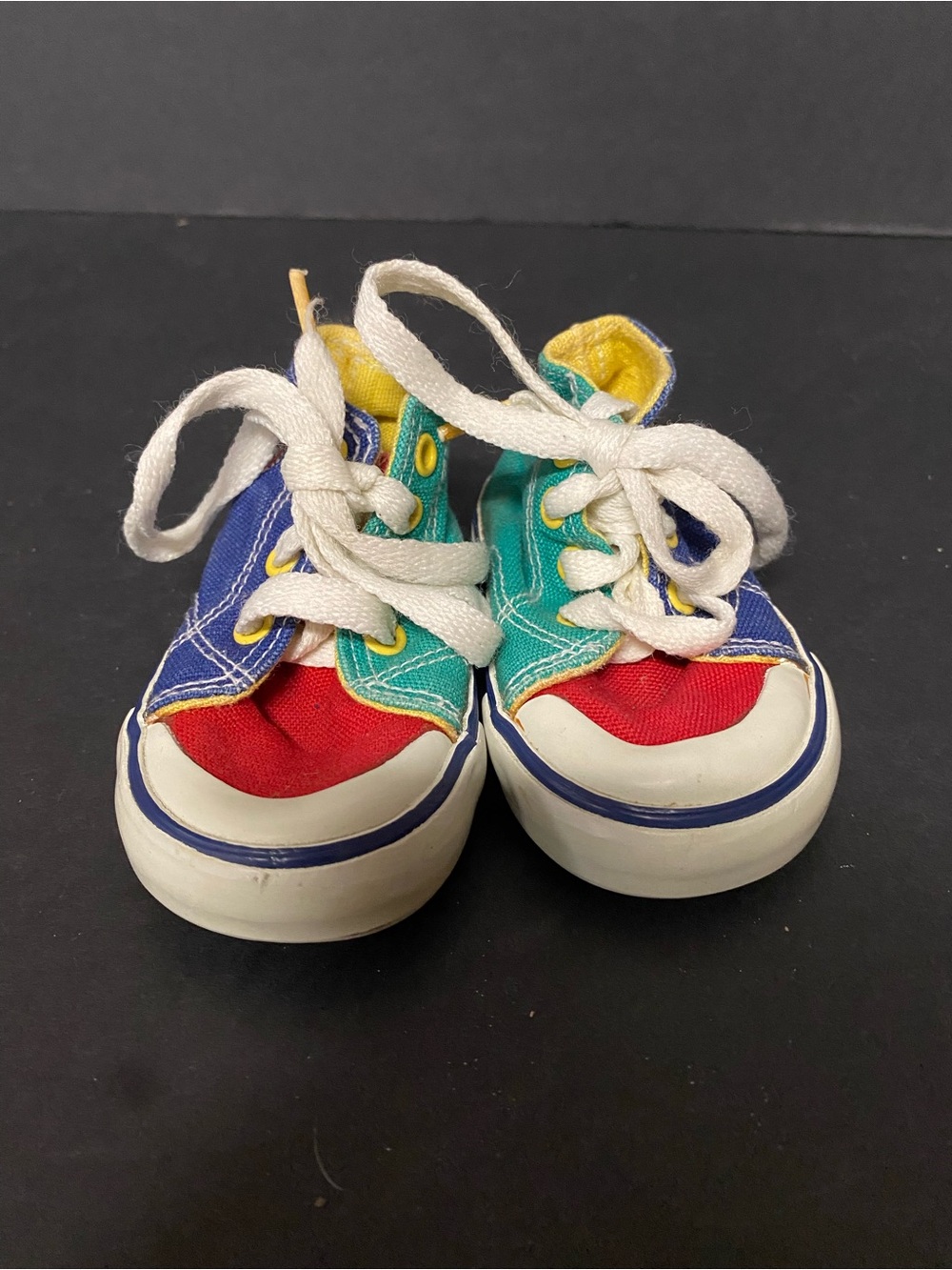 Fisher Price Kids Multi-Color Canvas Lace-Up Sneakers